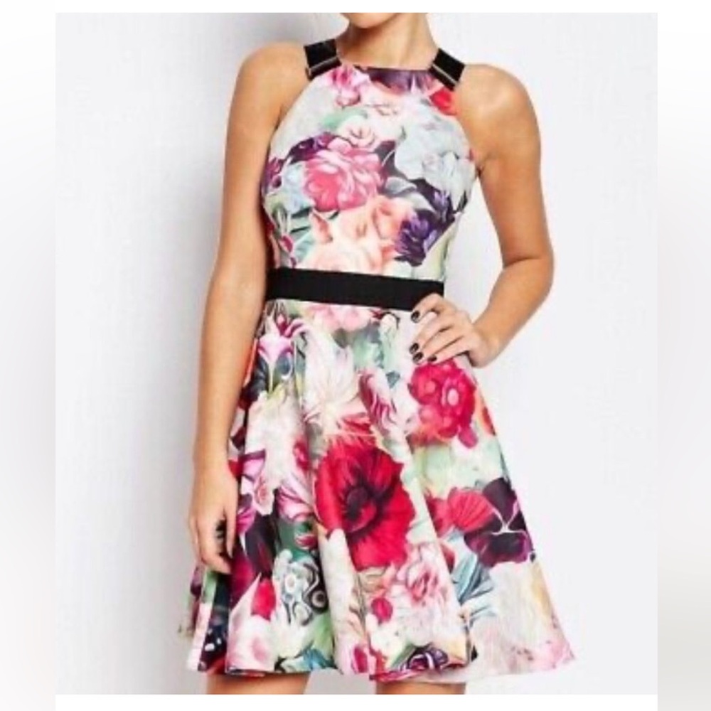 Ted Baker floral skater dress